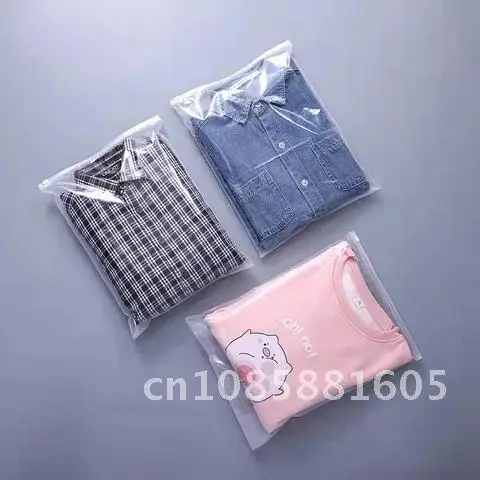 

Transparent Zipper Bag Clothing Storage Bags with Zipper Socks Cosmetic Travel Organizer Bags Waterproof Packaging Bag 5pcs
