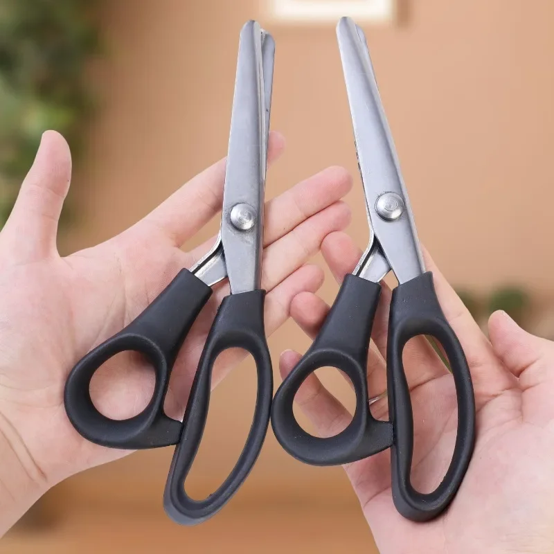 Forbici Da Sarto Seghettate - Cesoie Per Taglio Zig-zag, Perfette Per Cucito, Crafting E Tessuti - Foto 5