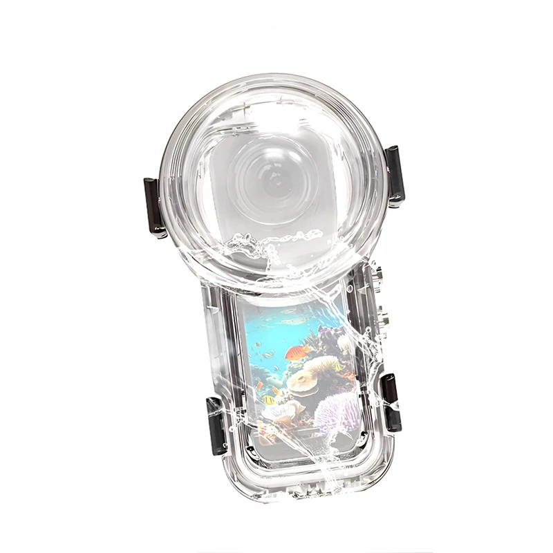 60M Wasserdicht Für Insta360 X5 Unsichtbare Tauchen Fall Gehäuse Fall Unterwasser Schutzhülle Abdeckung Panorama Kamera Zubehör – Detail 20