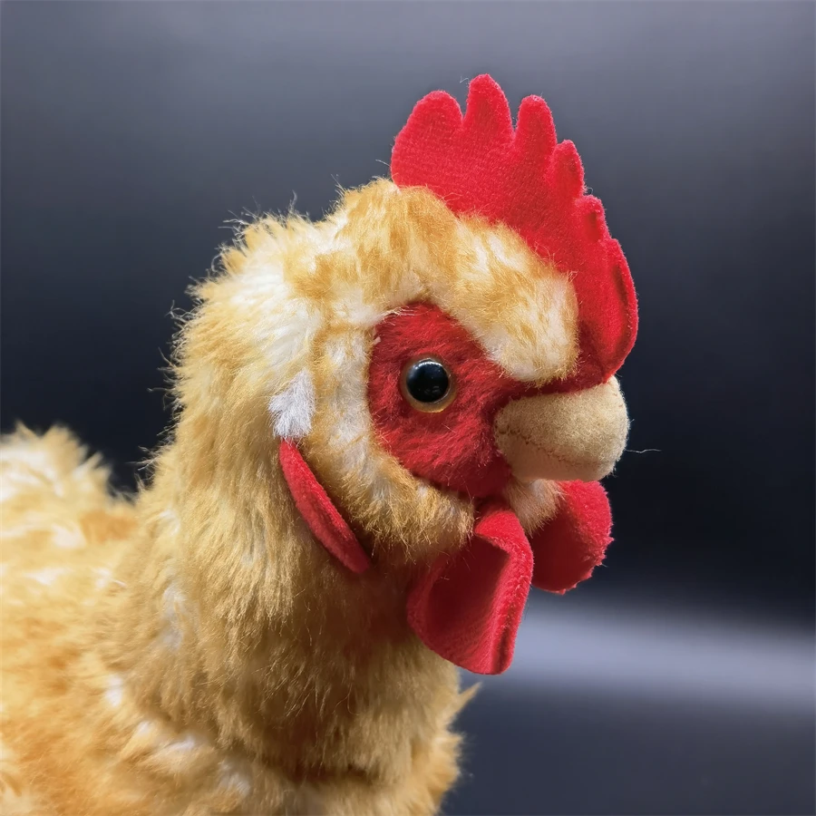Hen High Fidelity Anime Cute Rooster Plushie Cock Plush Toys Lifelike Animals Simulation Stuffed Doll Toy Gifts For Kids 5