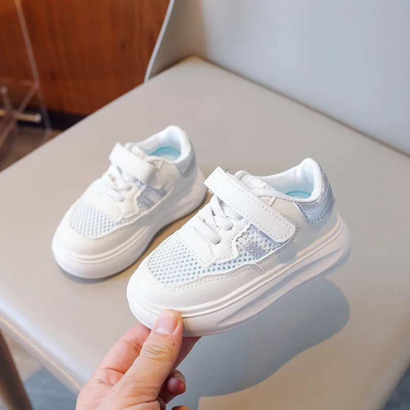 

Kids Sneakers 2024 Spring Summer Childrens Sports Shoes for Boys and Girls Small White Shoes Mesh Soft Sole Baby Casual Shoes