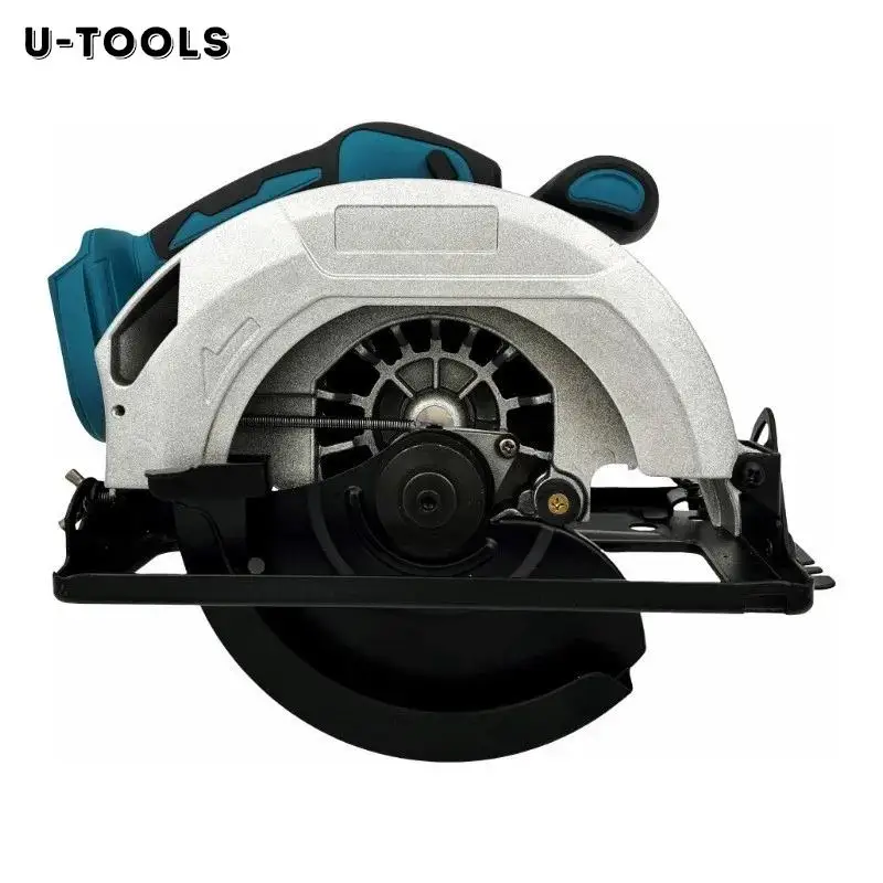 u tools electric circular saw set 7 inch tile wood metal saw lithium electric chainsaw circular cutting hand power tools U-TOOLS Electric Circular Saw Set 7 inch Tile Wood Metal Saw Lithium Electric Chainsaw Circular Cutting Hand Power Tools