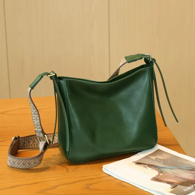 2026 hot sale vintage bucket Tote bags woman leather shoulder bag large capacity crossbody handbags female Hobo bag 4