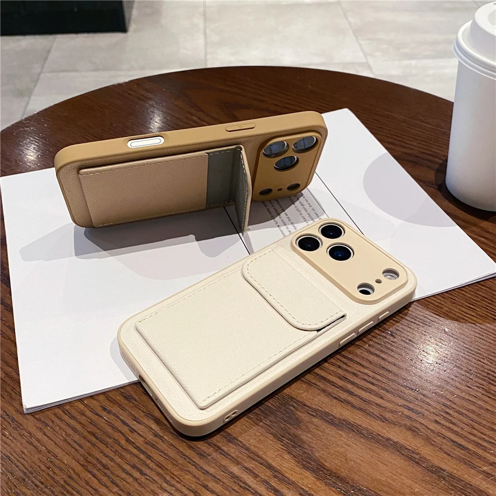 luxury Leather Card Holder Wallet Case For iPhone 11 12 thumbnail 10