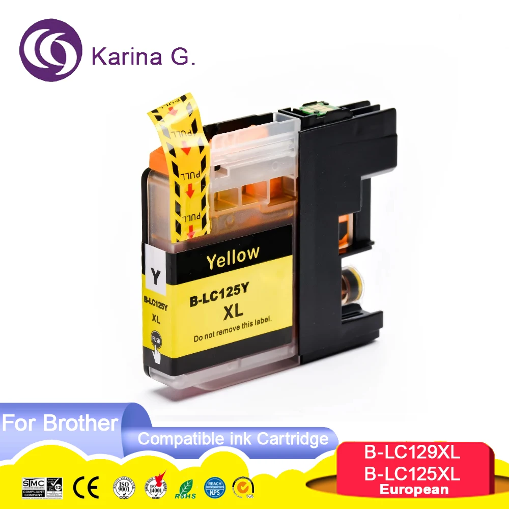 LC129XL LC125XL LC125 LC129 Premium Color Compatible Printer Ink Cartridge For