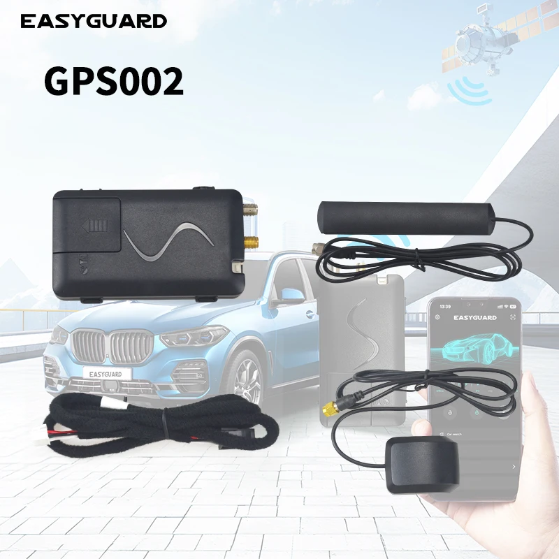 GPS Tracker EASYAGUARD 4g LTE GPS tracker 3 Years Free APP lock unlock control APP Remote Start fit for IOS Android smartphone