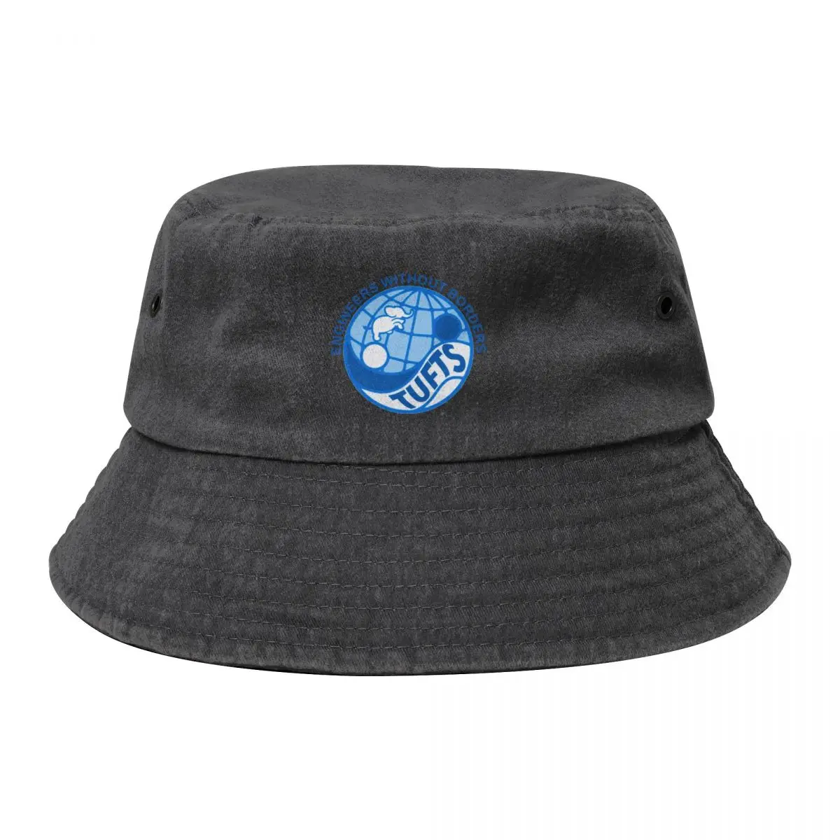 

Tufts EWB Logo Bucket Hat Hat Beach Beach Bag Hip Hop fashionable Women's Hats 2024 Men's