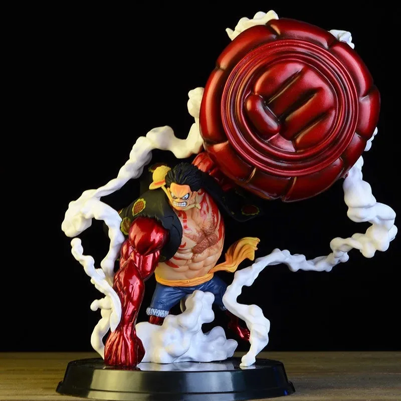 21Cm One Piece Rufy Gear 4 Figurine Action Figure Adult Children Anime Toys Pvc Model Statue Decorazione Per Bambini Ottimo Regalo Di Fascino