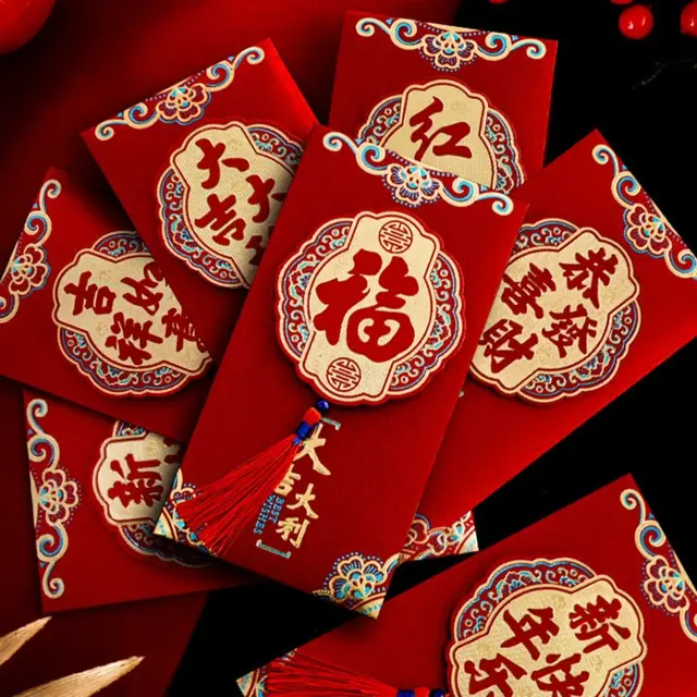 6pcs 2023 Chinese Rabbit Year Red Packet Zodiac Personality New Year Red  Envelope Festival Supplies Spring Festival Hongbao - Hongbao/red Envelopes  - AliExpress