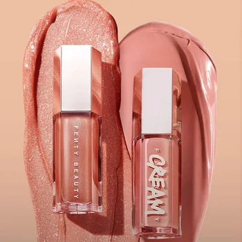 Luxury Hot Lip Gloss Lipstick Water Gloss Highlight Mirror Lasting Sweet FUSSY Beginner Sparkling Charming Moisturizing Lip Care