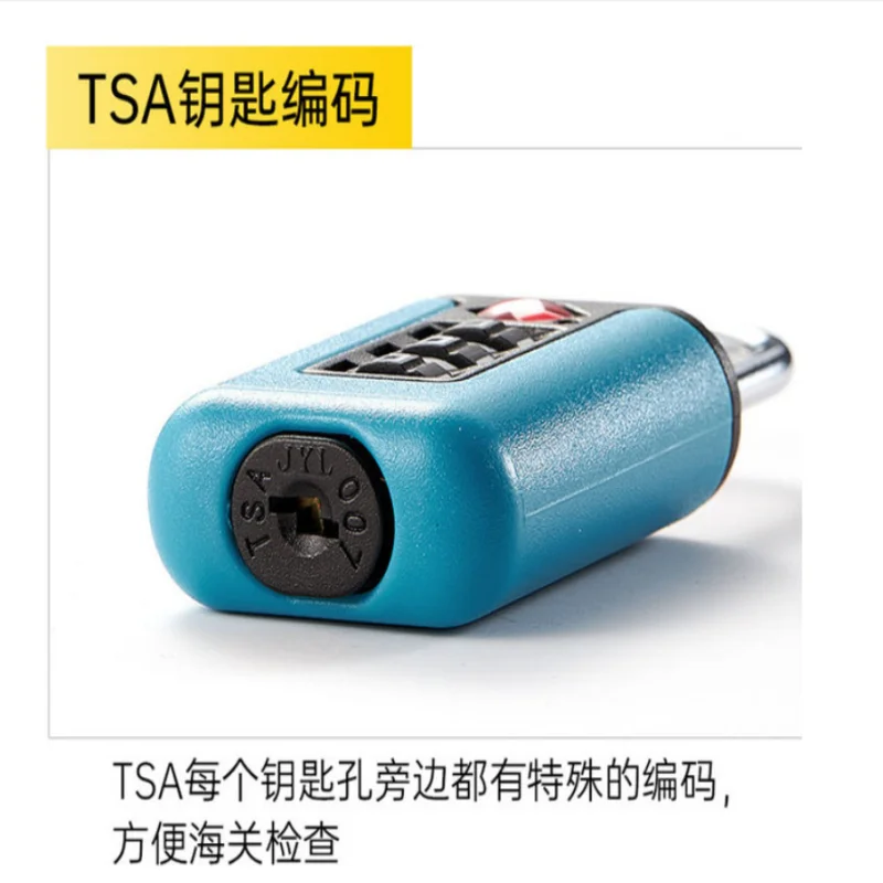 Approved Luggage Lock 3 Digit Combination Password Lock Travel Suitcase Security Padlock Black - Image 6