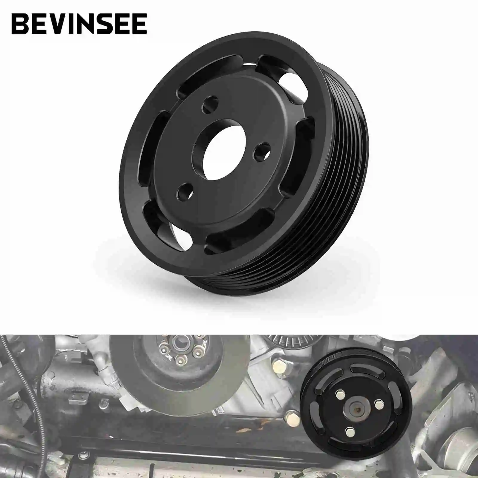 Upgraded Power Steering Pulley For BMW E36 E46 320i 323i 328i 320Ci 325Ci 330Ci