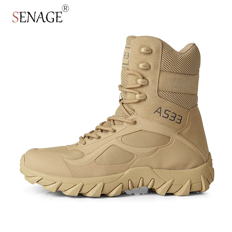 SENAGE Top Quality Hiking Shoes Special Tactical Boots Men Outdoor Non slip Desert Training Trekking Boots| | - AliExpress