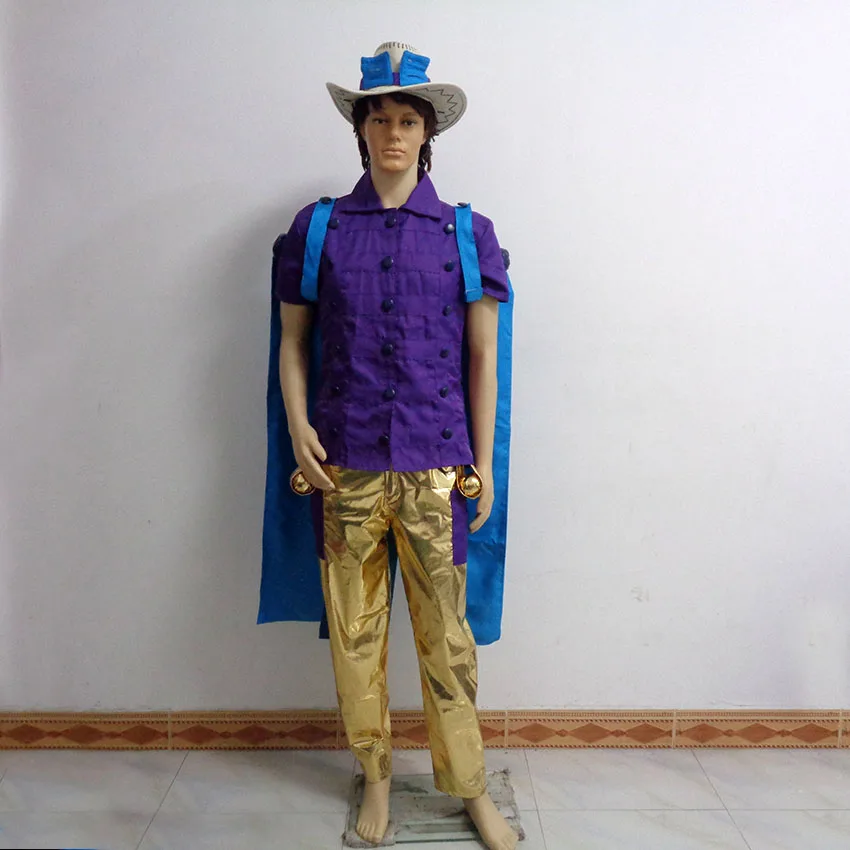 Anime Jojo Bizarre Adventure Steel Ball Run Gyro Julius Caesar Zeppelli Cos Halloween Costume Cosplay Personalizza Qualsiasi Dimensione