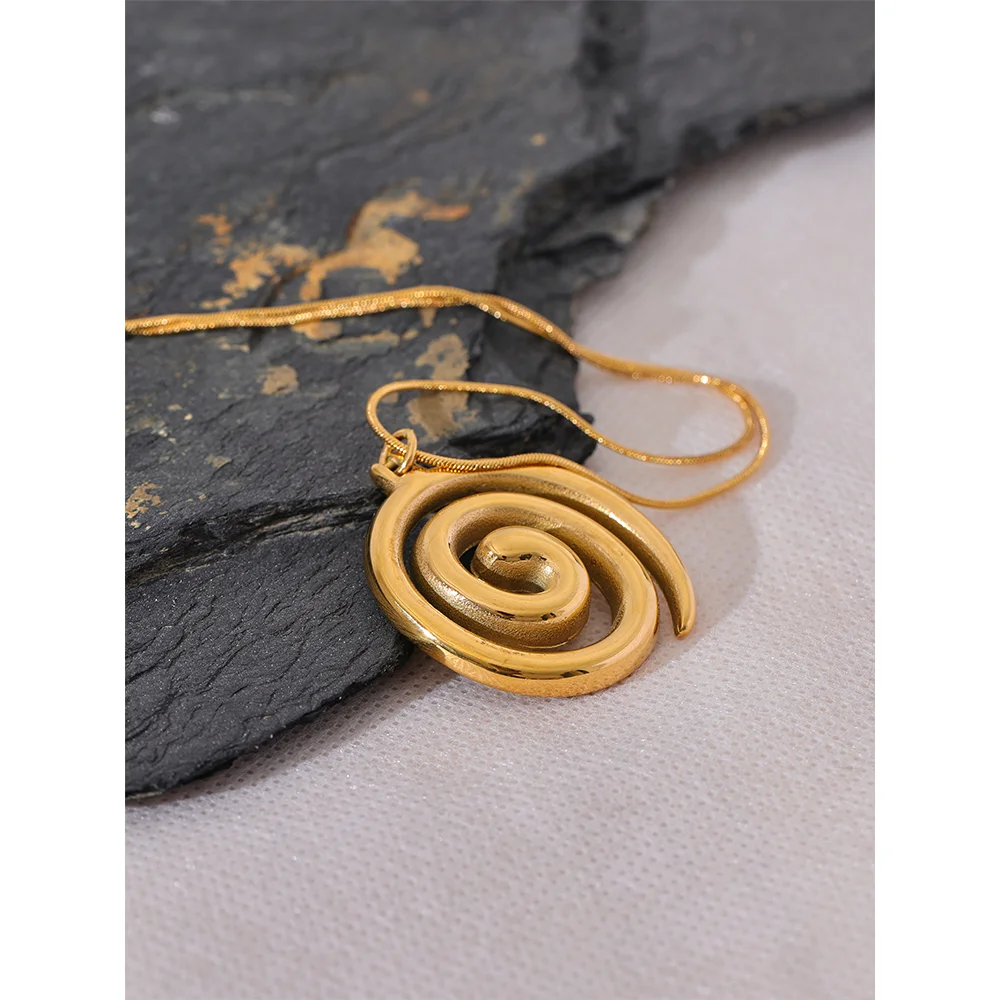 Yhpup Necklace 18K PVD Plated Waterproof