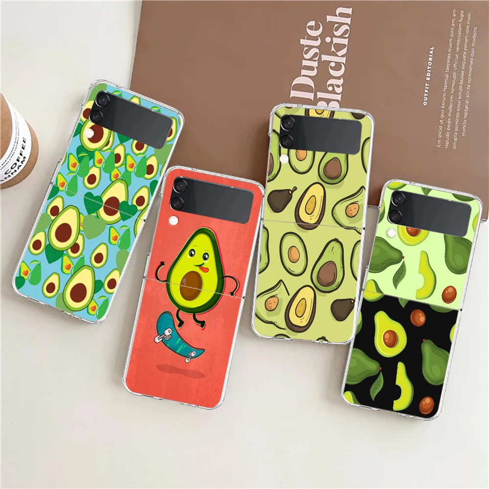 Avocado Hard Shell Transparent Shockproof Phone Case
