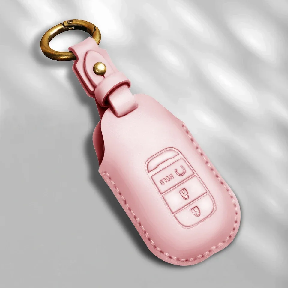 

Car Key Case Cover Key Bag for Honda Civic Accord Vezel 2022 Accessories Car-Styling Holder Shell Keychain Protection