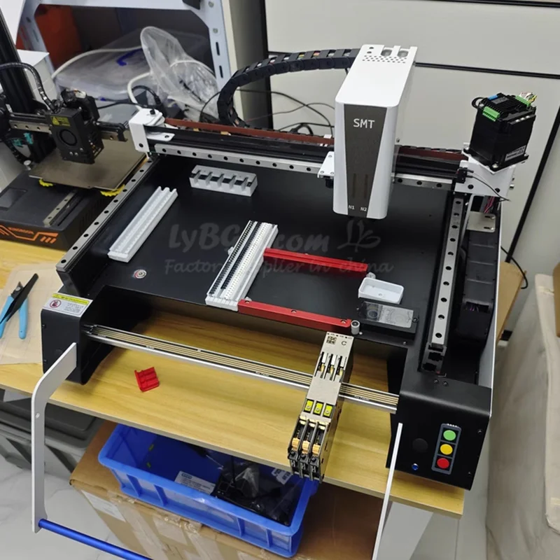Triple Vision Camera System High Speed Desktop Mini Automatic SMT Pick And Place Machine SMD Dual Heads Nozzles for PCB Assembly