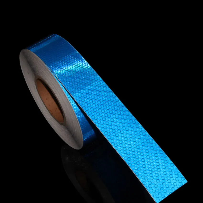 50M Reflective Material Tape Sticker Self-adhesive Warning Reflect Film Car Stickers Waterproof Reflector Strip For Bikes Truck