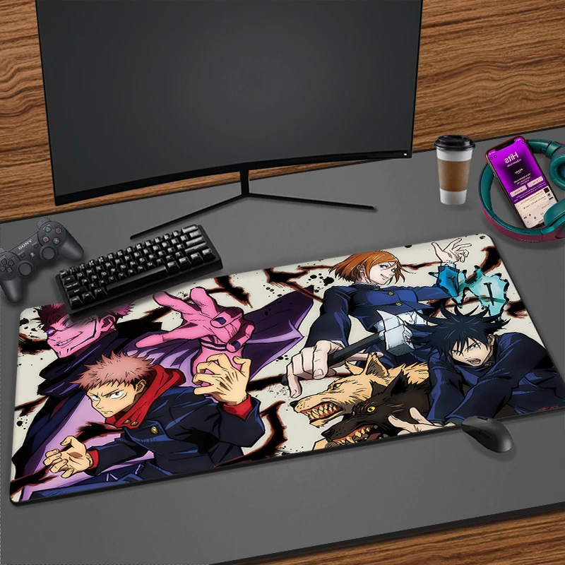 

Anime Jujutsu Kaisen Large Mouse Pad XXL Computer Mousepad Tapis De Souris for Gamer Office PC Gamer Desk Mat Mause Pad Carpet