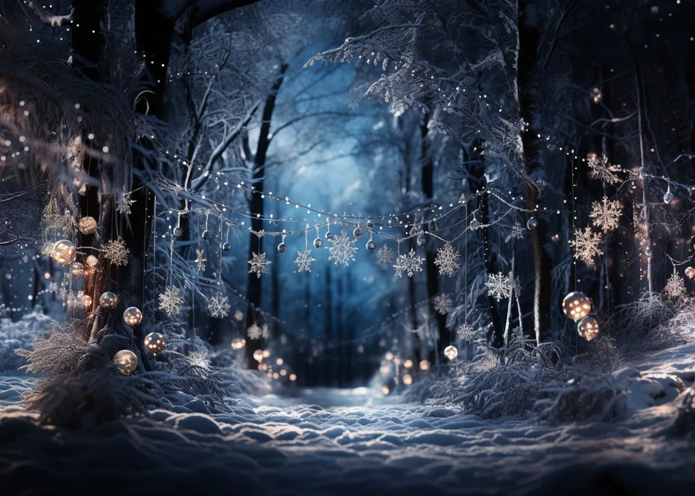 Mehomond Frohe Weihnachten Fotografie Hintergrund Glitzer Kranz