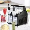 Food Beverage Commercial Slush Machine 5L Fruit Slush Ice Machine 300W Double-Cylinder Frozen Drink Ice Smoothie Machine 5