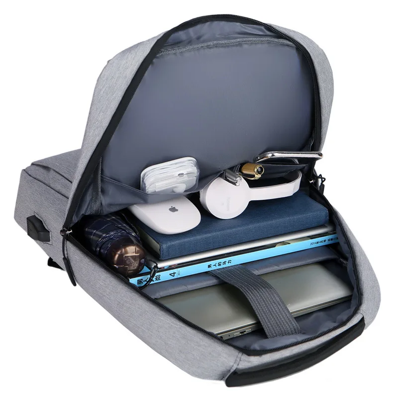 Travel Backpack Men Women Large Capacity Waterproof Anti-Theft Casual Daypack Bag with Luggage Strap USB Charging Port Backpacks