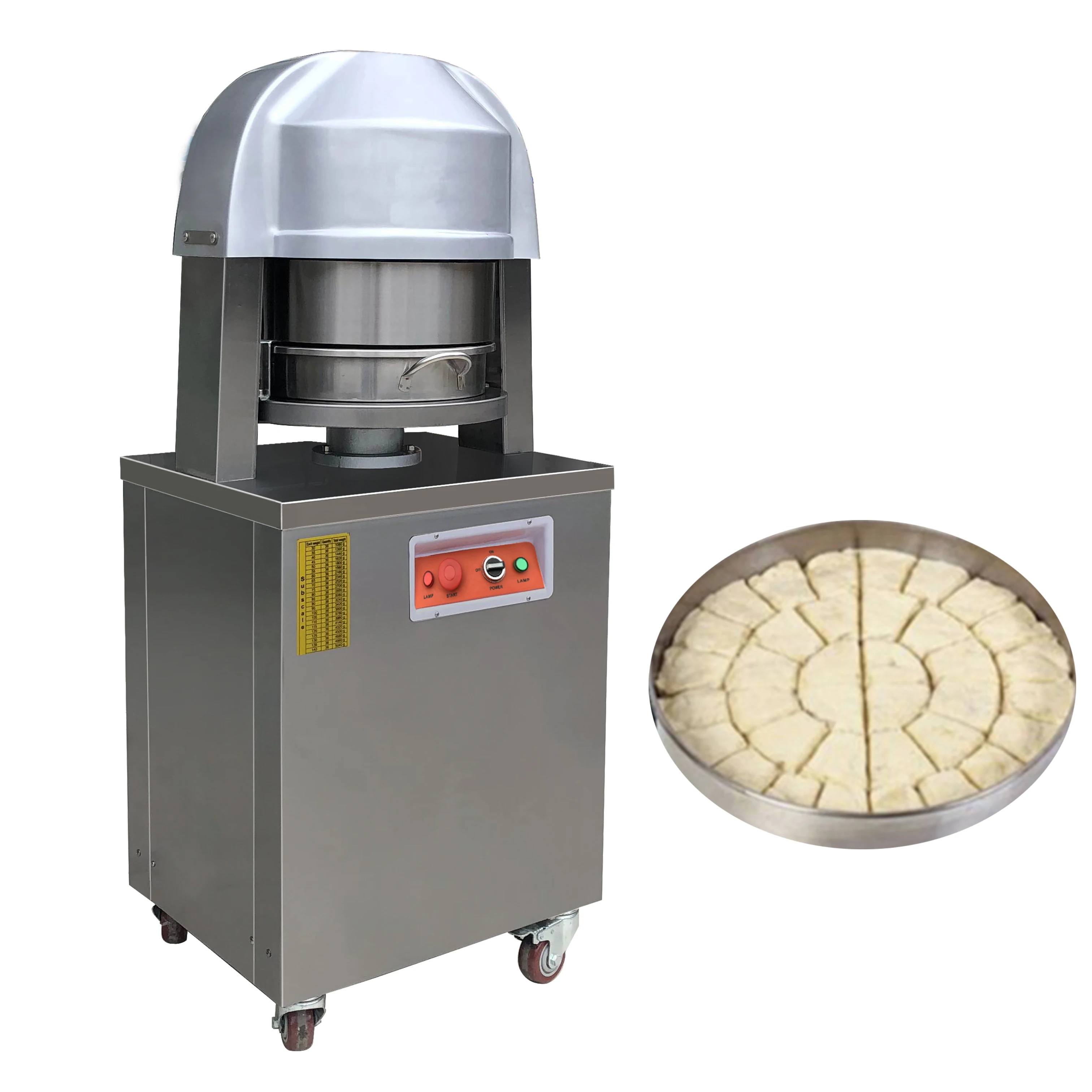 Cheap Wholesale Price Tortilla Automatic Dough Divider Rounder Ball Divider Cutter Rounder Machine For Bakery
