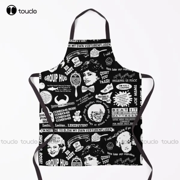 

Thank You For Being A Friend Apron Cooking Aprons For Women Men Unisex Adult Garden Kitchen Household Cleaning Custom Apron New