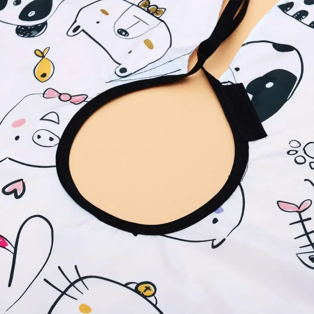 Children's Cartoon Cloth with Strap-on Buckle Cloth Barber Shop Cutting Hair Products