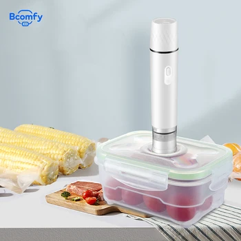 Mini Handheld Vacuum Sealer Machine Portable Small Sealing Machine Kitchen Vacuum Packer Machine USB Electric Food Vacuum Sealer 1