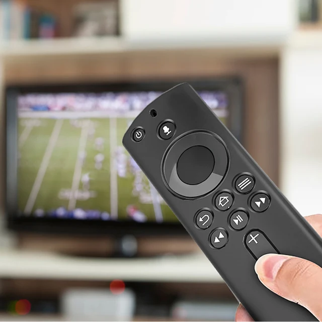 Ütésálló Tartós Otthoni Csúszásgátló Védő Tok Rácstervezés Könnyű Távirányító Fedél Szilikon Tűz Tv -Bot 4K - Image 4