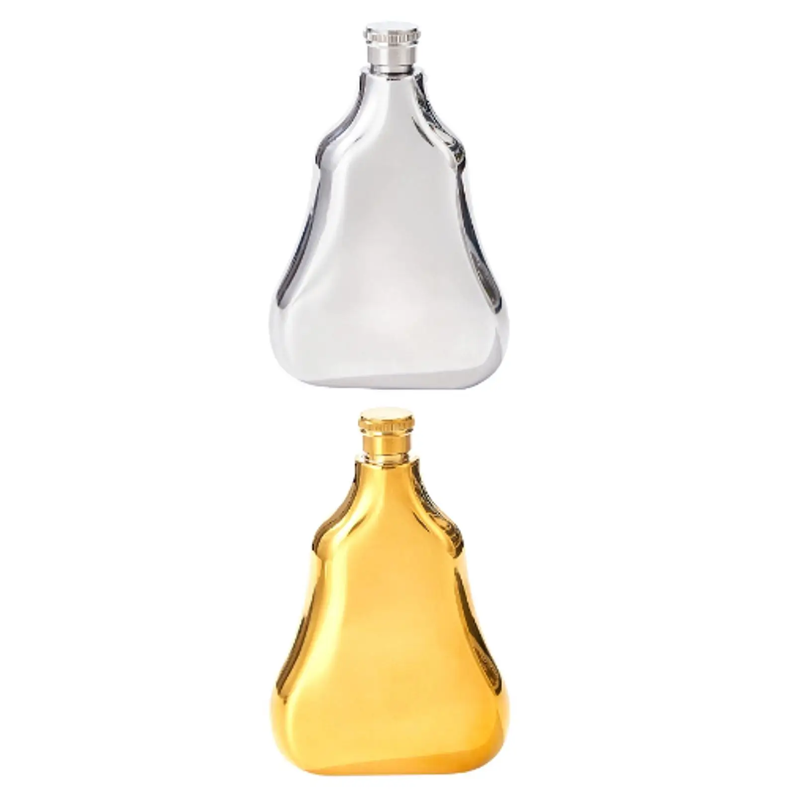 Hip Bottle with Cover Barbecue 6oz Birthday Gift Party Hiking Compact Reusable Small Outdoor Multiuse Pocket