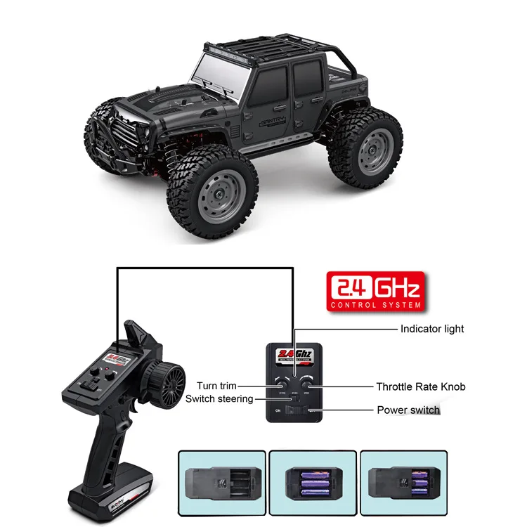 2022 New Arrival GANTRY 2.4G High-speed 16103 4-wheel Drive Vehicle W/ lights, Off-road Jeep, 1/16 Scale RC Truck 5