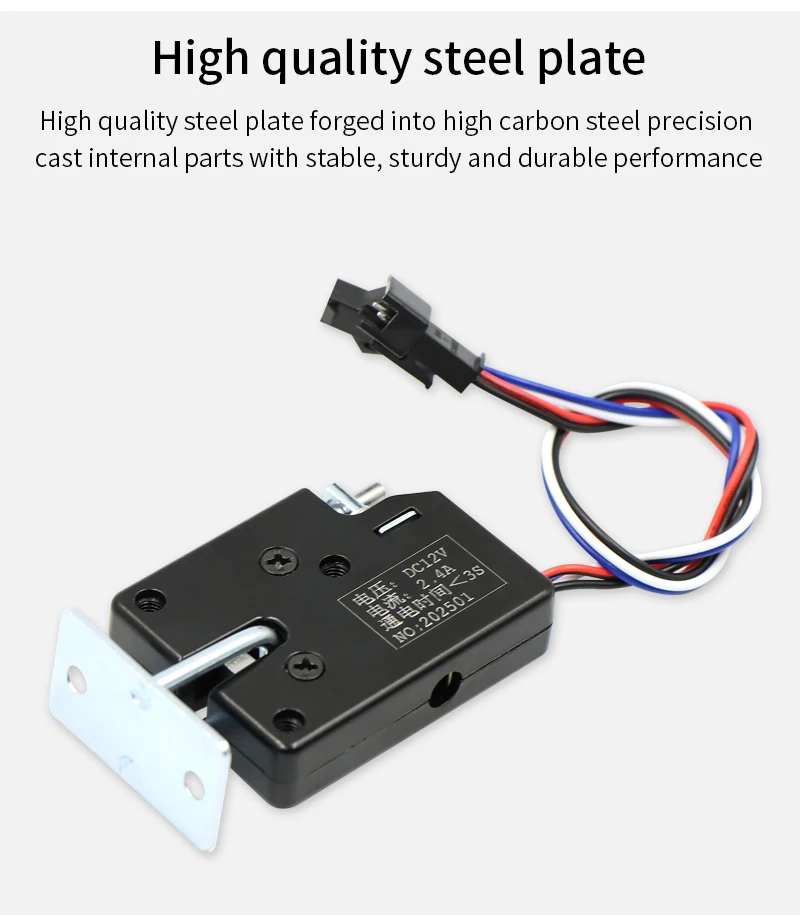 Electric Lock DC 5V/DC 12V/DC 24V Mini Small Size Solenoid Electromagnetic Elect