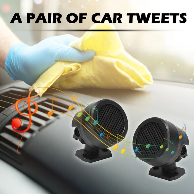 DriSentri Auto-Hochtöner 2er Set - 500W, Hocheffizient, Einfach Zu Installieren