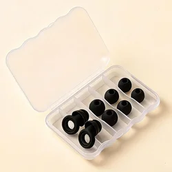 Premium Soundproof Silicone Sleep Earplugs - Noise Cancelling & Disturbance Reduction (Black)