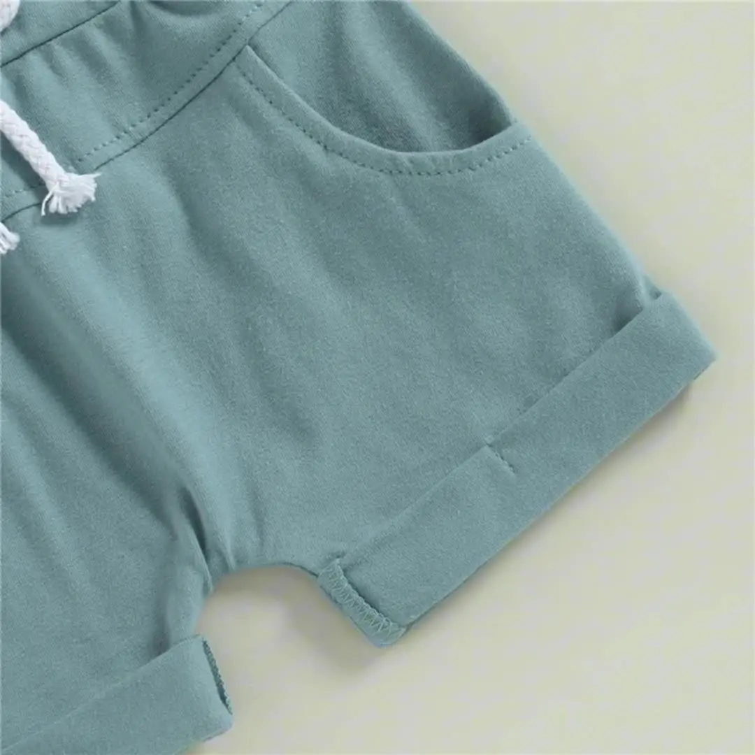 Baby Boy girl Summer Short Sleeve T-shirt Tee Shorts 2 Pcs Outfits Set used children baby comfortable T-shirt and pant for boys girls