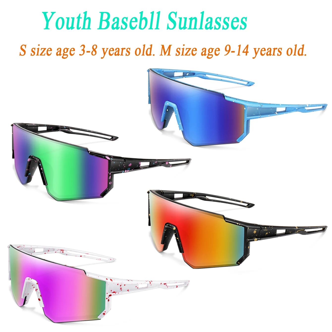 Lunette Vtt Lunettes De Sport VELO - UV400, TR90, Pour Baseball, Cyclisme Cadres TR90 Lunettes