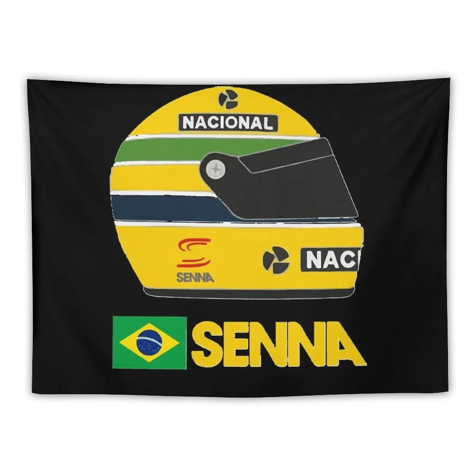 new-ayrton-senna-classic-tapestry-aesthetic-room-decor-korean-wallpaper-tapestry-tapestries-wall-hanging