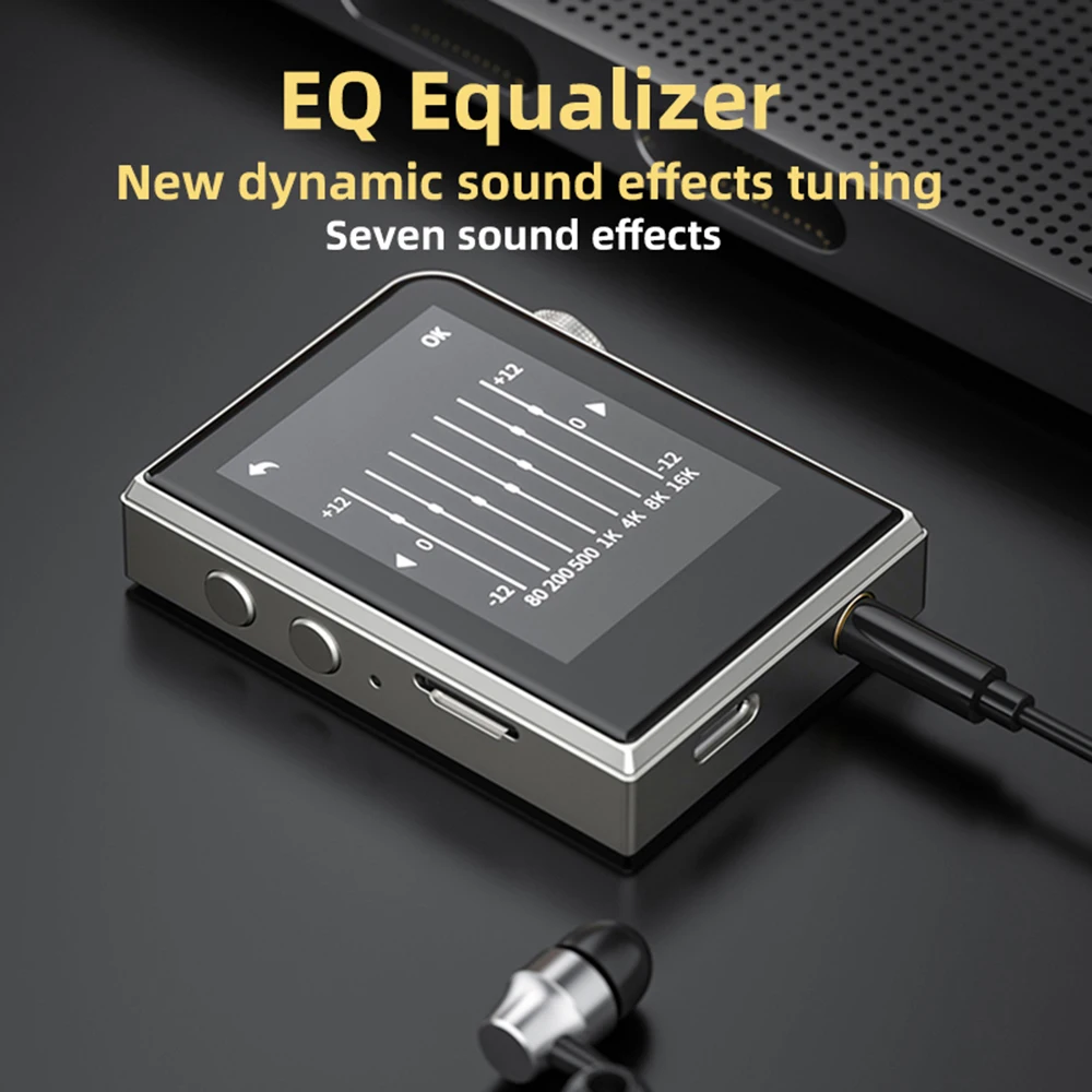 HiFi Bluetooth Music MP3 Player Portable Hi-Res Digital Audio DSD256 Lossless Metal Walkman EQ Equalizer Ebook A58 mp3 mp4 player
