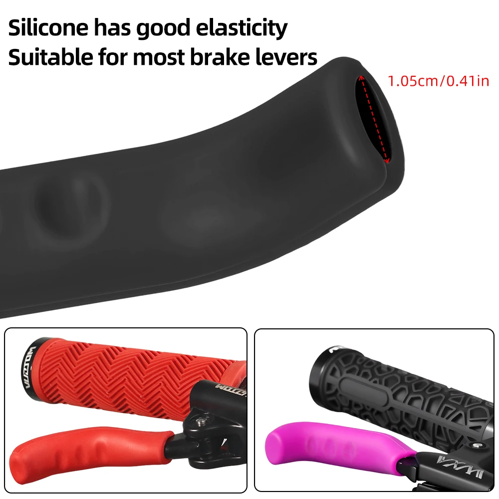 Bicycle Brake Handle Protection Cover VXM1 Pair MTB Road Bike Brake Lever Protection Anti Slip Gel Sleeve Cycling Accessories