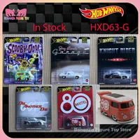 In Stock 1/64 Hot Wheels Car Model 2025 Pop Culture Series Mystery Machine Aston Martin Alloy Cars Model Collection Gift Toys