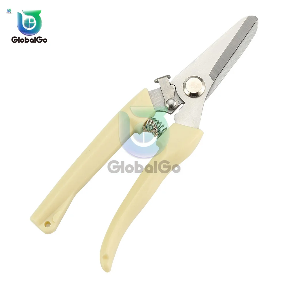 Description Picture 3 of itemGarden Pruning Shear Straight Blade Shears Stainless Steel Elbow Cut Tools for Shrub Trimmer Household Leaf Potted Branch Pruner