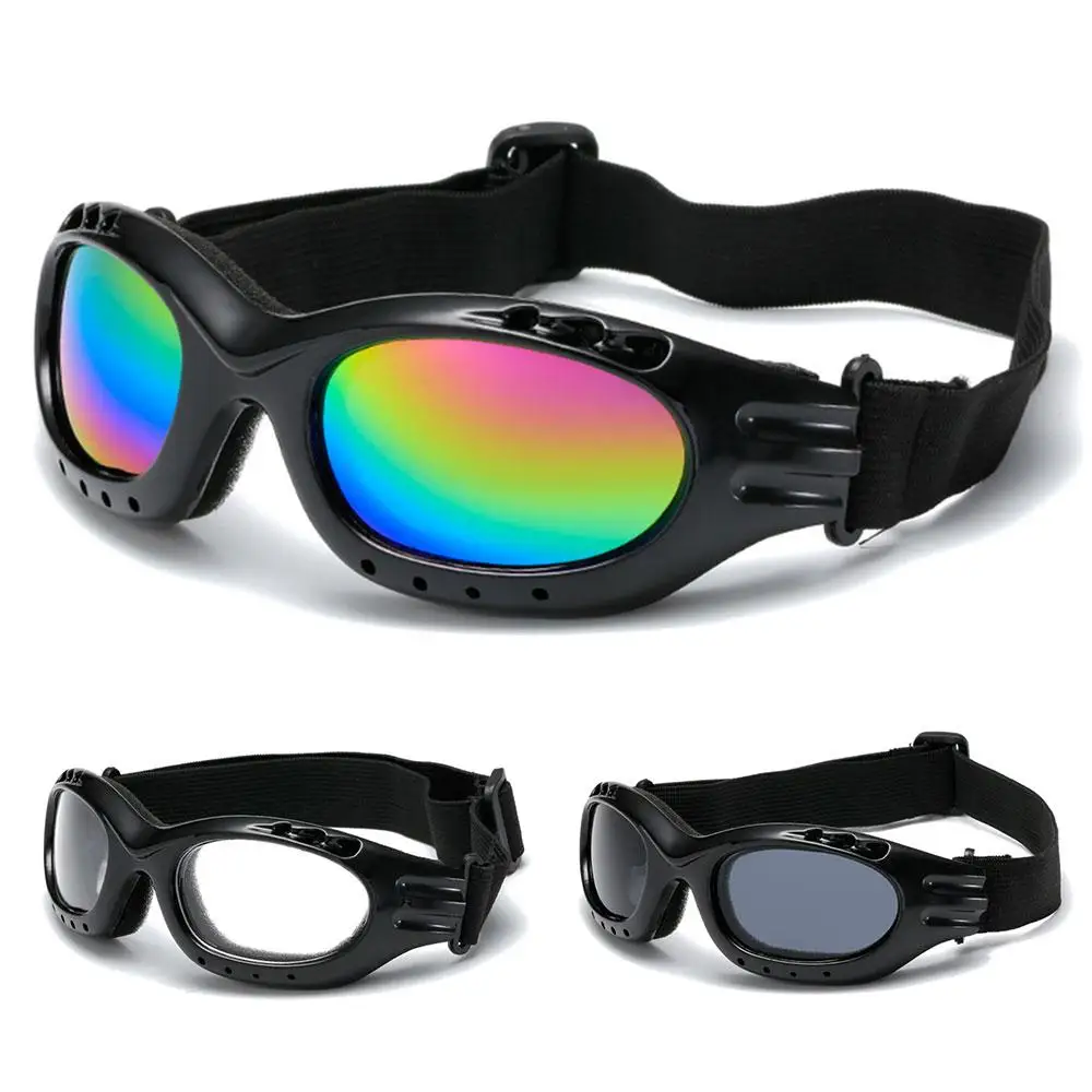 Óculos de esqui à prova de vento para esportes ao ar livre, óculos de motocicleta, óculos de esqui, óculos de sol à prova de poeira, óculos de proteção anti-impacto_voghion.com