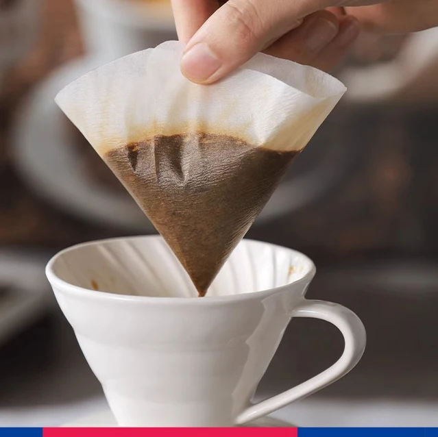 40pcs, Efficient Coffee Filter Papers For Hand Drip Coffee And American Coffee Maker