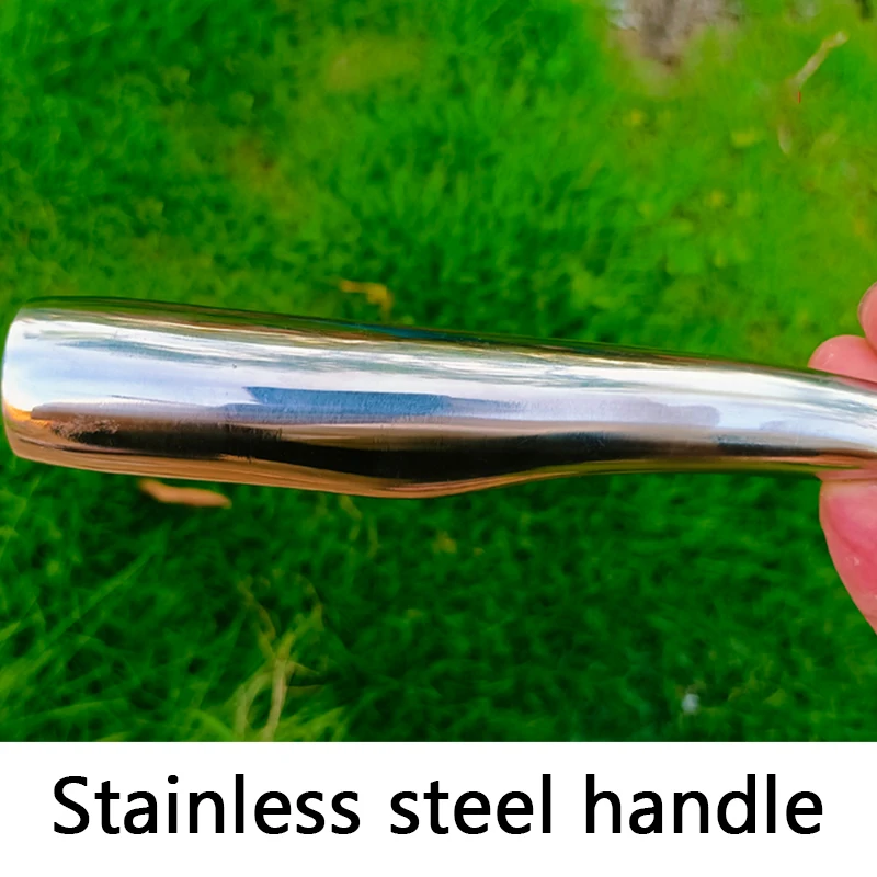 1PC Long Wood Handle Stainless Steel Garden Weeder Hand Weeding Removal Cutter Puller Tools Multifunction Weeder Transplant 5