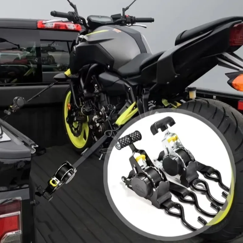 Auto Straps for Cargo Tape Retractable Belts for Motorcycles Ratchet Strap Load Luggage Strap Ratchet Tensioner Belt Car cargo straps cargo tie down strap tie down straps lashing strap