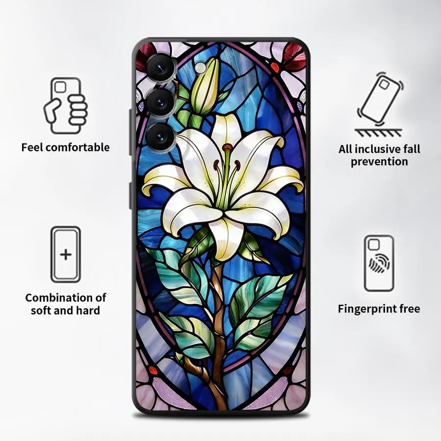 Colorful Window Flowers Phone Case Cover