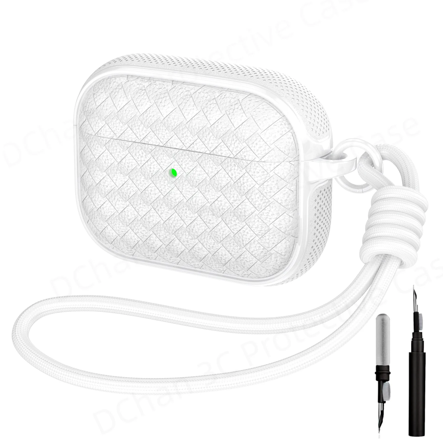 Premium Leather Texture Anti-Loss Case with Lanyard